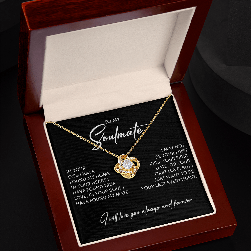 To My Soulmate | Love Knot Necklace