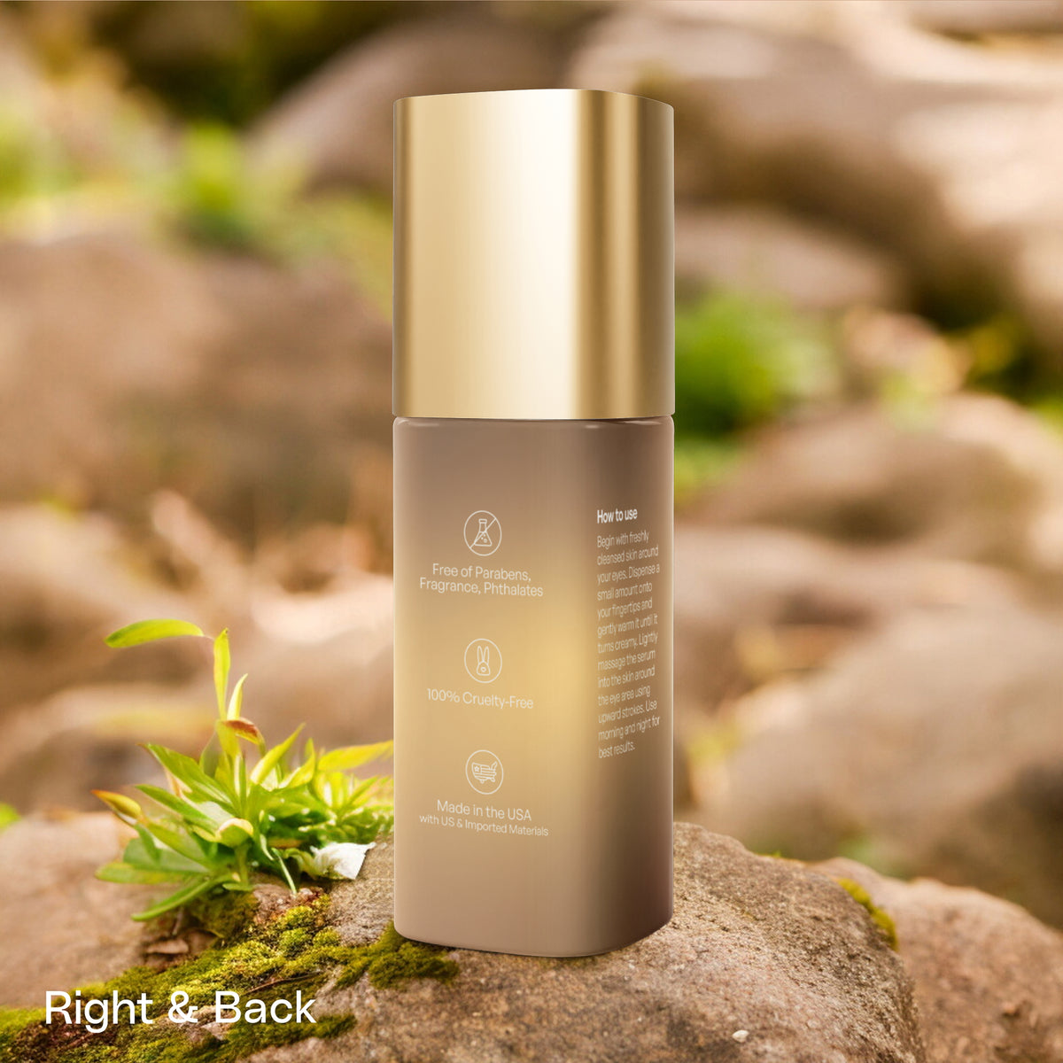 Brighten+Firm Eye Serum: Intensive Renewal Gold Cap