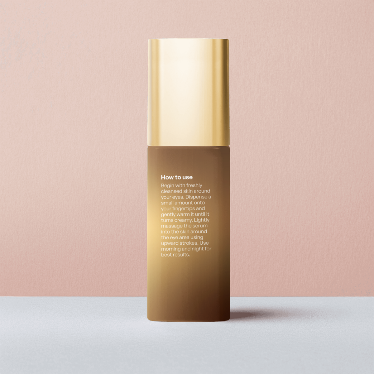 Brighten+Firm Eye Serum: Intensive Renewal Gold Cap