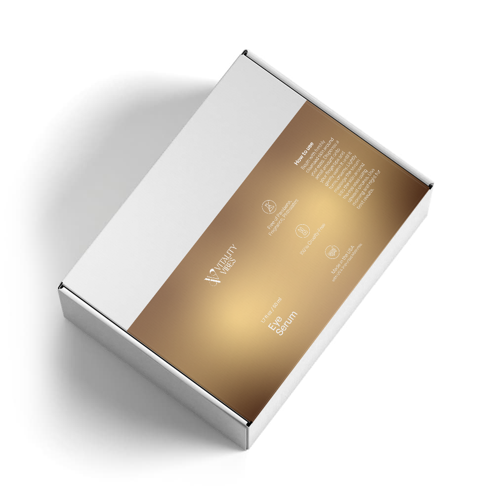 Brighten+Firm Eye Serum: Intensive Renewal Gold Cap
