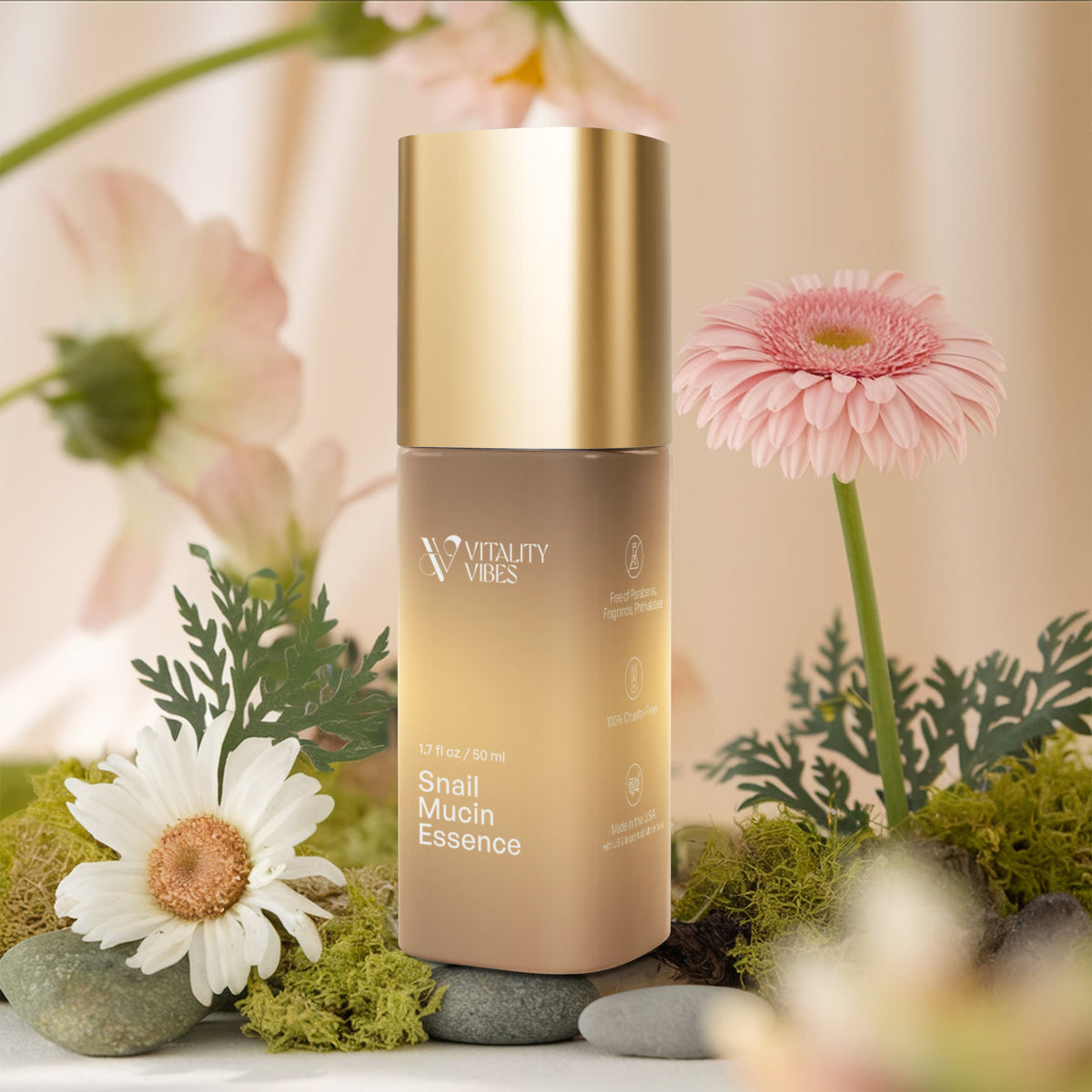 HydraSnail Mucin Essence Gold Cap